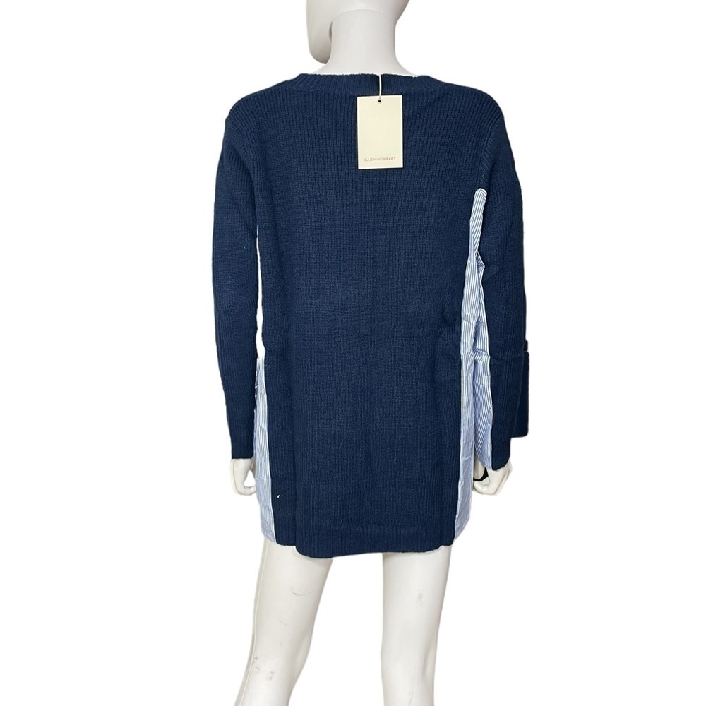 Blue Button Color Block Sweater
New - Picture 3 of 8